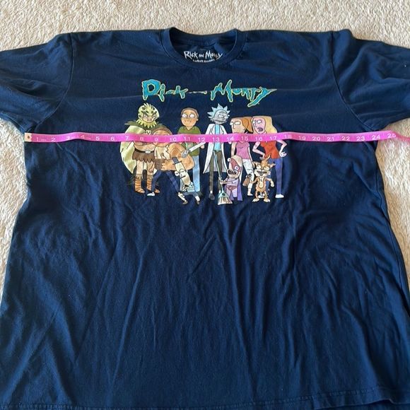 Rick and Morty blue t shirt size 2X - Picture 9 of 16